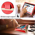 Pikkukuva 2 / 2: Lenovo Yoga Smart Tab 10.1 viileä business-tyylinen nahkakotelo - Punainen Red