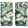 Miniatyrbillede 1 af 2: Wonderland Samsung Galaxy A14 Flip Etui - Camouflage Green