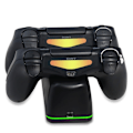 Miniatyrbillede 2 af 2: DOBE TP4-889 Sony PlayStation 4 - PS4 dualshock controller opladningsstation Black
