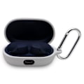 Miniatyrbillede 1 af 2: Jabra Elite 7 Active silikoneetui med nøglering - Grå Silver grey