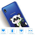 Miniatyrbild 2 av 2: Deco Samsung Galaxy A10 skal - Panda Håller I Bambu multifärg