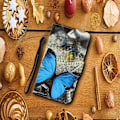 Pikkukuva 2 / 2: Wonderland Samsung Galaxy S20 Ultra flip kuoret - Iso Perhonen Multicolor