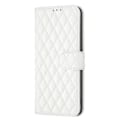 Miniatyrbillede 3 af 6: Rhombus mat Motorola Moto E13 flip etui - Hvid White