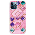 Miniatyrbillede 1 af 2: Marble design iPhone 14 Pro cover - Rose I Diamantform Multicolor