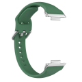 Miniatyrbild 4 av 5: Enkelt klockarmband i silikon för Huawei Watch Fit 2 - Midnattsgrön Grön