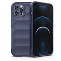 Miniatyrbillede 1 af 4: Blødt, grebsformet cover til iPhone 12 Pro Max - Mørkeblå Blue