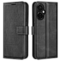 Miniatyrbillede 1 af 2: Læderetui med Pung til OnePlus Nord CE 3 - Sort Black