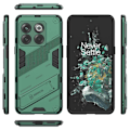 Pikkukuva 2 / 2: Shockproof Hybrid Suojakuori With A Modern Touch For OnePlus Ace Pro / 10t - Vihreä Green