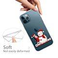 Miniatyrbillede 5 af 5: iPhone 14 Pro Max julemønstertryk mobil cover ridsefast, slankt og fleksibelt etui - Gris Og Snemand Red