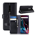 Pikkukuva 1 / 2: OnePlus 7 Pro split nahkakotelo - Musta Black