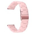 Miniatyrbillede 1 af 2: 20 mm Huawei Watch GT 2 42 mm / Watch 2 resin-urrem med spænde i rustfrit stål - Lyserød Pink