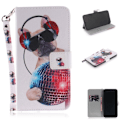 Pikkukuva 1 / 2: iPhone 9 Plus Kuviollinen Synteetti Nahka Pintainen Muovi Lompakko Suojakotelo - Makee koira Multicolor