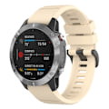 Miniatyrbillede 1 af 2: Garmin Epix / Fenix 7 silikone-urrem - Beige Brown