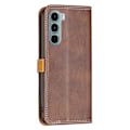Pikkukuva 2 / 2: BINFEN kaksivärinen nahkakotelo Motorola Moto G200 5G / Motorola Edge S30 - Kahvi Brown