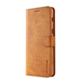 Miniatyrbillede 2 af 2: LC.IMEEKE Samsung Galaxy A8 (2018) PU læder flip etui - Brun Brown