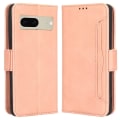 Miniatyrbillede 1 af 6: Stilfuldt Læder Etui med Pung til Google Pixel 7 - Lyserød Pink