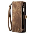 Miniatyrbillede 2 af 2: CaseMe iPhone 14 etui med lynlås & pung - Brun Brown