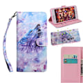 Pikkukuva 1 / 2: Huawei P30 Lite kuvio nahkakotelo - Ulvova Susi Multicolor