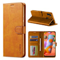 Miniatyrbillede 1 af 2: LC.IMEEKE Samsung Galaxy A11 / M11 Etui - Brun Brown