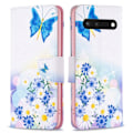 Pikkukuva 1 / 2: Wonderland Google Pixel 7 flip kuoret - Perhonen Ja Kukkia Multicolor
