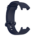 Pikkukuva 5 / 6: Xiaomi Redmi Watch silikoni litchi ranneke - Muste Sininen Blue