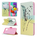 Pikkukuva 1 / 2: Wonderland Samsung Galaxy A51 flip kuoret - Höyhen Kuvio Multicolor