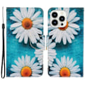 Miniatyrbillede 1 af 2: Wonderland iPhone 14 Pro Max flip etui - Krysantemum Multicolor