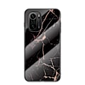 Miniatyrbillede 1 af 2: Fantasy Marble Xiaomi Mi 11i / K40 Pro Plus / Poco F3 Cover - Gold Sort Marmor Black