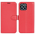 Miniatyrbillede 1 af 2: Klassisk Honor X8 Flip Etui - Rød Red