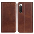 Miniatyrbillede 1 af 6: Flip Etui med Pung i Ægte Læder til Sony Xperia 10 V - Kaffe Brown