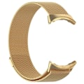 Miniatyrbild 6 av 6: Google Pixel Watch milanesisk klockarmband i metall - Guld Guld