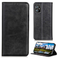 Pikkukuva 1 / 2: Lompakko-style Aitoa Nahkaa Läppäkotelo For ASUS Zenfone 8 - Musta Black