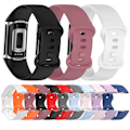 Pikkukuva 2 / 2: Fitbit Charge 5 silikonikellon hihna - Oranssi / Koko: S Orange