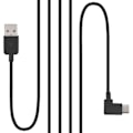 Miniatyrbillede 2 af 2: Universel CY 90 graders højrevinklet USB 3.1 Type C hanstik til USB 2.0 hanstikskabel til tablet eller mobiltelefon 2m Black