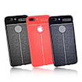 Miniatyrbillede 2 af 2: iPhone 7 Plus / 8 Plus blødt TPU etui med litchikorn - Rød Red