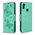 Pikkukuva 2 / 2: Butterfly Samsung Galaxy A11 / M11 kotelot - Vihreä Green