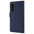 Pikkukuva 2 / 2: Phone Suojakotelo With Make-up Mirror And Slick Design For Sony Xperia 1 Iv - Sininen Blue