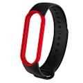 Miniatyrbild 1 av 2: Xiaomi Mi Band 5 bi-color style watch band - Red / Black Svart