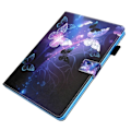 Pikkukuva 2 / 2: iPad Air (2019) kuvioitu nahkakotelo - Unenomainen Perhosia Multicolor