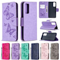 Miniatyrbillede 2 af 2: Butterfly Samsung Galaxy S20 Fe 5g / S20 Fe Flip Etui - Rødguld Pink