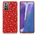 Pikkukuva 1 / 2: Glitter Samsung Galaxy Note 20 kotelot - Punainen Red