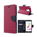 Miniatyrbillede 1 af 2: MERCURY Goospery LG G4 Stylus Læder Etui - Hot Pink Pink
