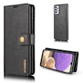Miniatyrbillede 1 af 2: DG.MING Samsung Galaxy A32 5G 2-i-1 etui med pung - Sort Black
