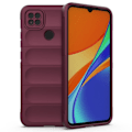Pikkukuva 1 / 2: Pehmeä kahva muotoiltu kuori Xiaomi Redmi 9C - Viininpunainen Red