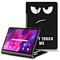 Miniatyrbild 1 av 2: Plånboksliknande fodral med karttryck för Lenovo Yoga Tab 11 - Rör Mig Inte Svart