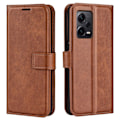 Pikkukuva 1 / 2: Lompakko Nahkakotelo For Xiaomi Redmi Note 12 Pro Plus - Vaalean Ruskea Brown