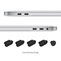 Pikkukuva 4 / 6: HAT PRINCE MacBook Pro 13 (A2251, A2289, 2020) / M1 / M2 (A2338, 2020) astronautti tyyli ja näppäimistön suojus - Kädet Maan Päällä Ja Tähdet White