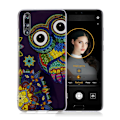 Miniatyrbild 1 av 2: Huawei P20 Pro mobilskal silikon självlysande tryckmönster - Färgade ugglor multifärg