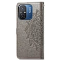 Pikkukuva 2 / 6: Mandala Xiaomi Redmi 12C / 11a Läppäkotelo - Harmaa Silver grey