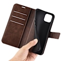 Pikkukuva 2 / 2: Lompakko Nahkakotelo For Samsung Galaxy A03 - Ruskea Brown